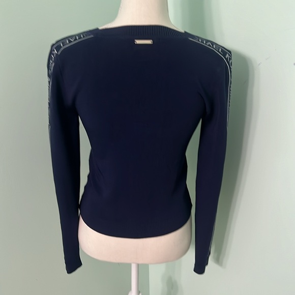 Michael Kors ribbed side logo tape stretchy top - Picture 6 of 8